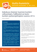 Kokokuva Manner-Suomen kuntien valtuustojen, hallitusten ja lautakuntien puheenjohtajista vuonna 2013