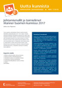 Johtamismallit ja toimielimet Manner-Suomen kunnissa 2017