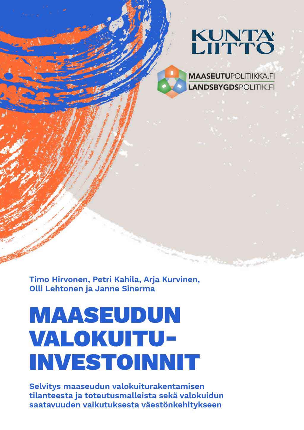 Maaseudun valokuituinvestoinnit