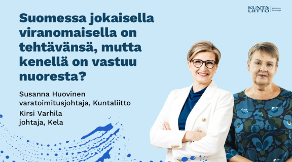 Kaksi naista ja tekstiä.