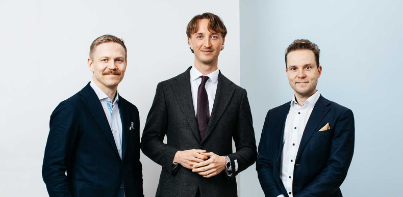 Kuntaliiton hallituksen puheenjohtajisto: Vuornos, Nurminen, Honkonen