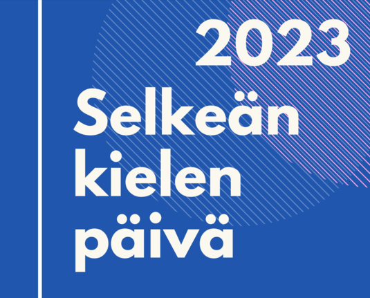 Selkeän kielen päivän logo. Kuva: Vilma Vartiainen, Kotus