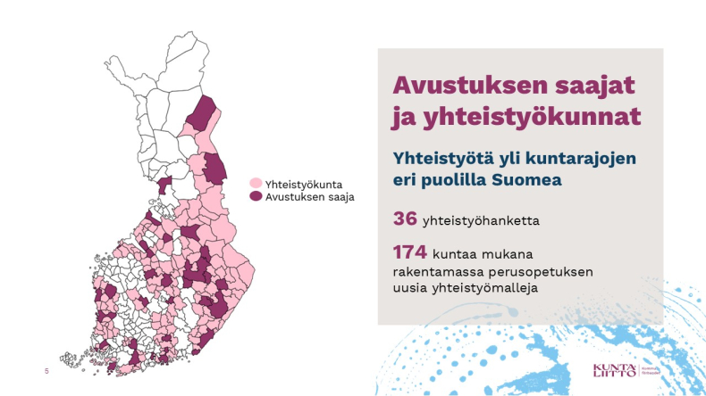 Karttakuva ja tekstiä.