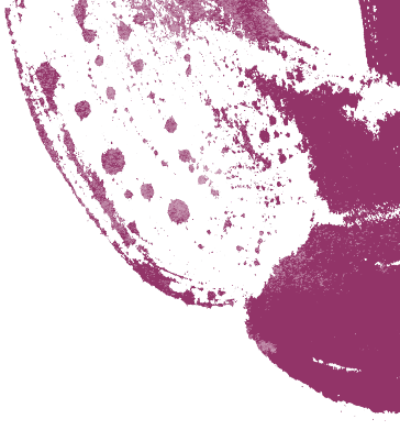 Violetti pyyhkäisy, oikea yläreuna