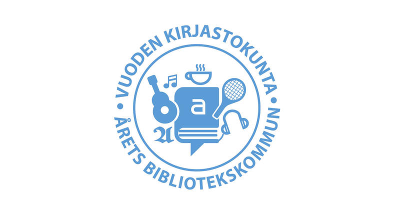 Vuoden kirjastokunta -kilpailun logo
