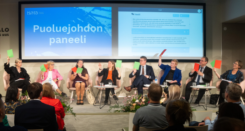 Puolueet Kuntatalolla