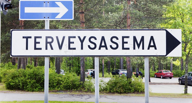 Terveysasema-kyltti
