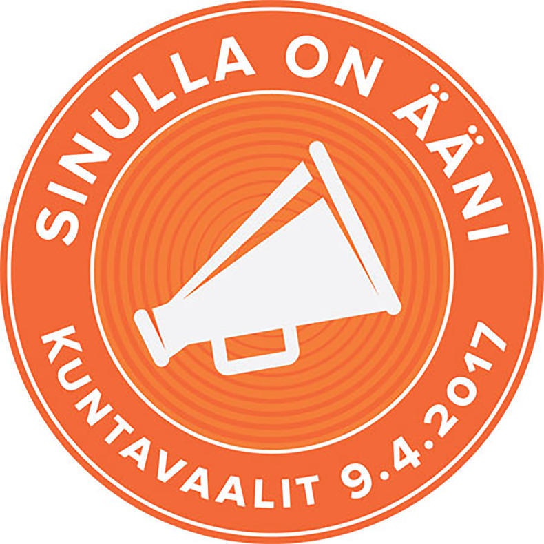 Kuntavaalit 2017 Sinulla on ääni -kuva