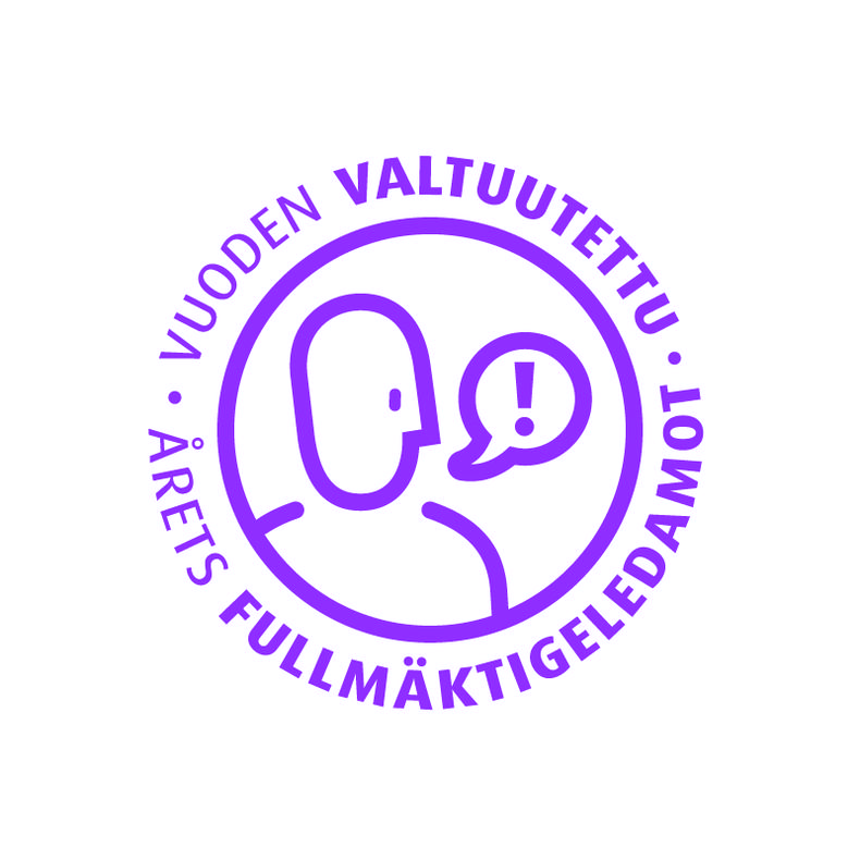 Vuoden valtuutettu -kilpailun logo