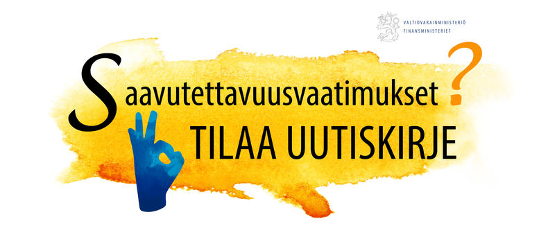 Saavutettavuusvaatimukset-uutiskirje