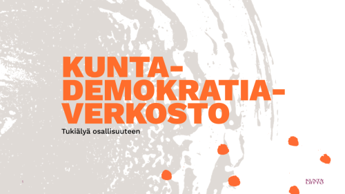 Logo: Kuntademokratiaverkosto