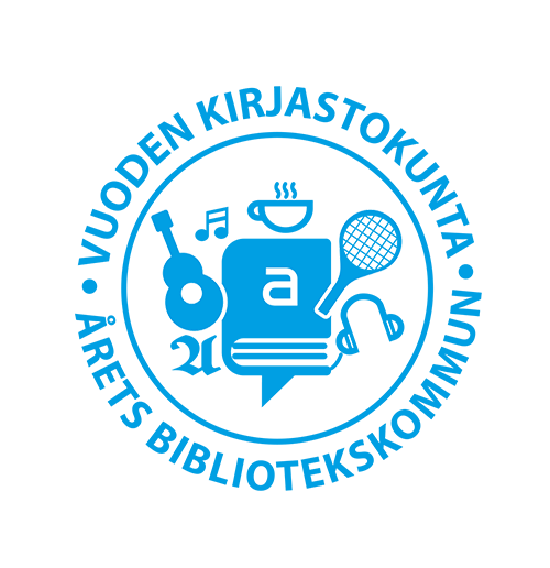 Vuoden kirjastokunta -kilpailun logo
