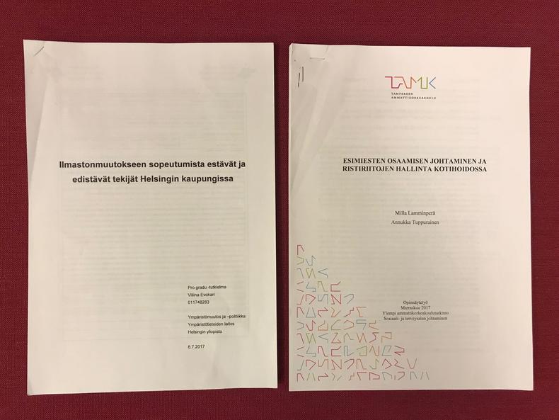 palkitut lopputyöt 2017
