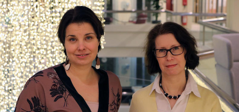 Leena Pöntynen ja Päivi Väisänen-Haapanen